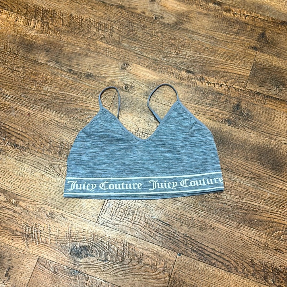 Juicy Couture Heather Gray Sports Bra M